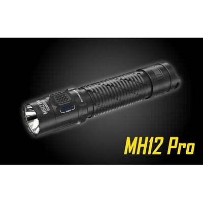 #ad Nitecore MH12 Pro 3300 Lumen USB C Rechargeable Flashlight 1 * 21700 Battery Inc $89.95