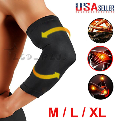 #ad Elbow Brace Compression Support Sleeve Arthritis Tendonitis Arm Joint Pain US $5.63