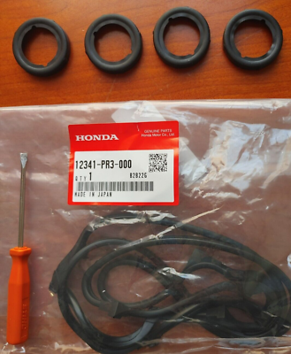#ad Genuine OEM Honda Valve Cover Gasket W Tube Seals DOHC VTEC B SERIES B16A B18C $35.92
