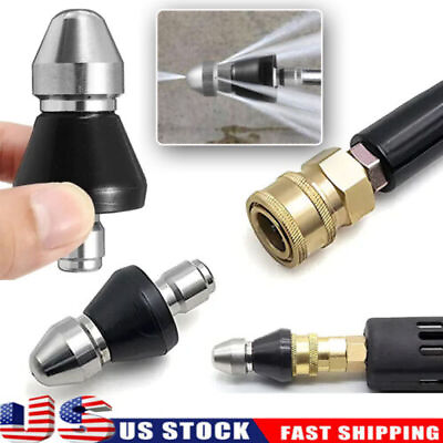 #ad Sewer Cleaning Tool High pressure Nozzle 5000psi High pressure Sewer PipeCleaner $11.30