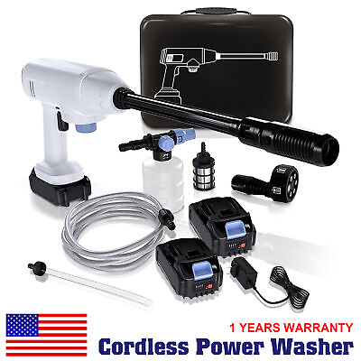 #ad #ad Portable Cordless Car High Pressure Washer Jet Water Wash Clean 6 in 1 Nozzle $119.99