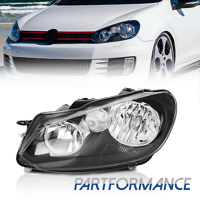 #ad For 2010 2014 Volkswagen Golf Jetta MK6 Wagon Replacement Headlight Left Side $69.99