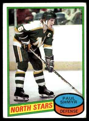 #ad 1980 81 Topps Paul Shmyr Minnesota North Stars #66 $0.99