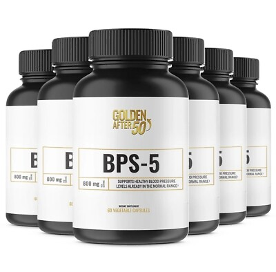 #ad Golden After 50#x27;s BPS 5 formula supports healthy blood pressure 6 Month Supply $134.99