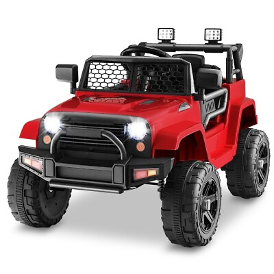 #ad Kid Ride on Truck Electric 12V Toddler Driving Toy W Remote Control amp; Headlights $157.98