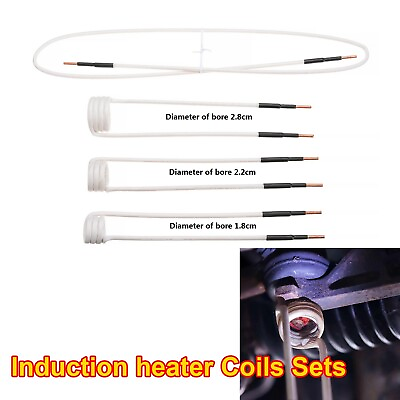 #ad 4pcs Induction Heating Coils Magnetic Heater Coils Set Flameless Heat Accessory $23.65
