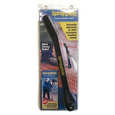 #ad Sprayglide Pressure Washer Roller Adjustable Attachment Spray Wand Gun Nozzle $24.37
