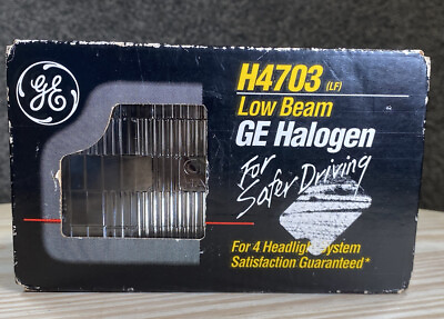 #ad GE Low Beam Halogen Headlight H4703 Replacement Bulb 12V Left Front 4 System NEW $8.84