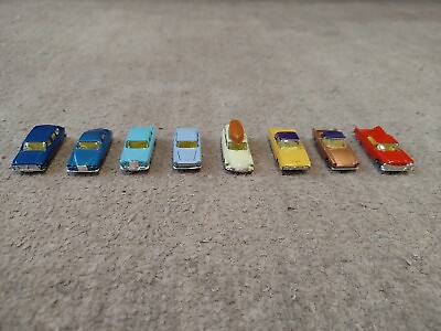 #ad Lot Of 8 Vintage 1960#x27;s Die cast Husky 1 64 Scale Cars Excellent Condition $99.99