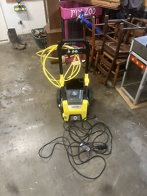 #ad Karcher 2100 psi 1.2 gpm electric power washer used for sidewalks cars etc $190.00