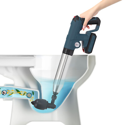 #ad #ad Electric Plunger Air Drain Blaster High Pressure Toilet Sink Dredge Clog Remover $68.40