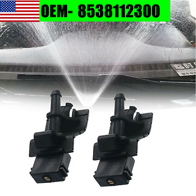 #ad 2Pcs Windshield Water Washer Nozzle Jet Spray Fit For Toyota Corolla Altis Camry $10.65
