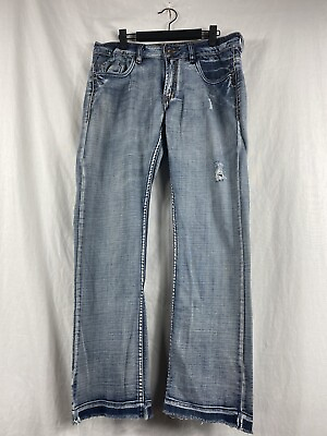 #ad Buffalo Jeans Distressed Acid Wash Mens Size 32 $12.99