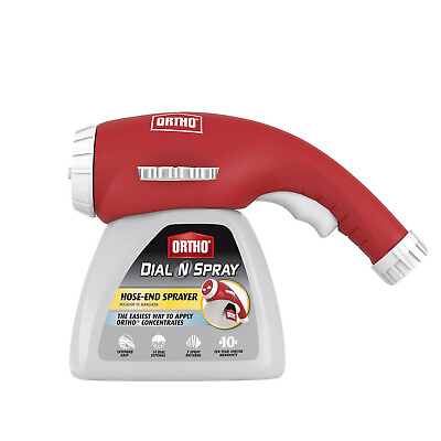 #ad Dial N Spray Hose End Sprayer Extended Grip Keeps Hands Dry Three Spray Patterns $31.59