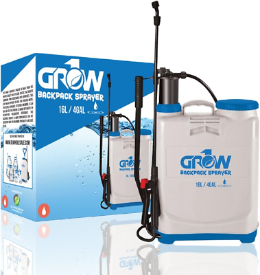 #ad 4 Gallon Plant Grow Hydroponics Backpack Pressure Pump Sprayer $74.17