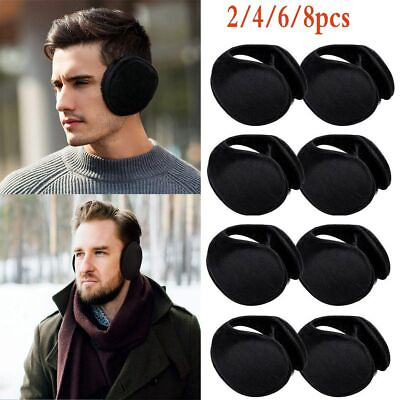 #ad 2 4 6 8pcs Mens Womens Ear MuffS Earwarmer Ear Warmers Behind the Head Design $6.29