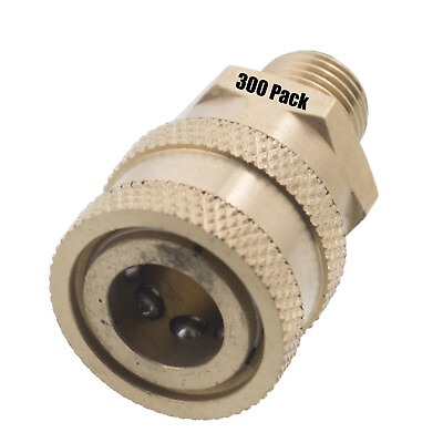 #ad 300 1 4quot; MPT Male Brass Socket Quick Connect Coupler Pressure Washer Nozzle $749.99