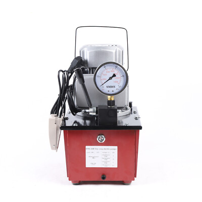 #ad #ad 750W 10000 PSI Electric Hydraulic Driven Pump Single Acting Manual Valve 110V $234.00