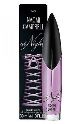 #ad At Night by Naomi Campbell for Women EDT 1.0 FL OZ 30 ML Natural Spray NIB $34.00