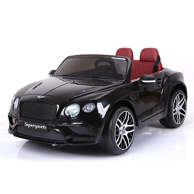 #ad #ad 12V Bentley Continental Supersports Battery Operated SUV Ride On Car Black Red $399.99