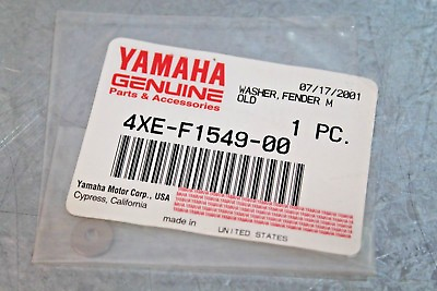 #ad NEW OEM 99 05 Yamaha BIG BEAR KODIAK Emblem Fender Mold Washer 4XE F1549 00 $15.00