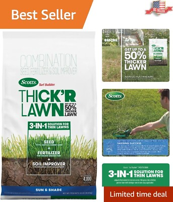 #ad Turn Your Lawn Into a Greener Oasis with Turf Builder THICK#x27;R LAWN Sun amp; Shade $78.97