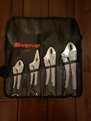*NEW* Snap On LP404 4 Piece Locking Pliers Combination Set FREE PRIORITY $169.99