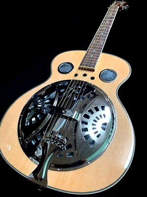 NEW NATRURAL VINTAGE STYLE 6 STRING RESONATOR DOBRO ACOUTIC GUITAR #ad $175.75