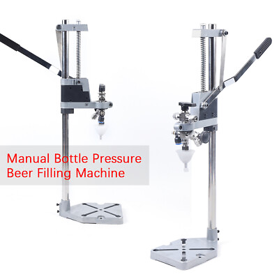 #ad Manual Beer Filling Machine Counter Pressure Bottle Filler for Glass Convoluted $61.01