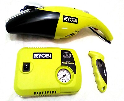 #ad Ryobi Car Care Kit Vacuum Tire Inflator Pressure Gauge $249.99