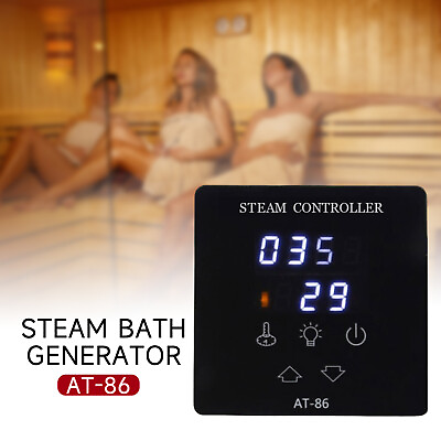 #ad AT series steam bath generator AT 86 Controller Liquid Crystal Switch . $51.14