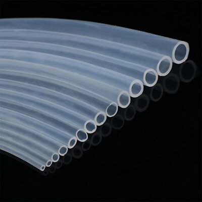 #ad Food Grade Silicone Tube Clear Hose Pipe Tubing Translucent Soft Milk Beverage $2.01