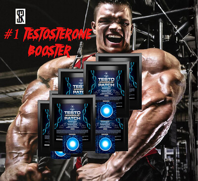 #ad A 7 patches1 a week TEST BOOSTER Muscle building Workout Supplement $54.97