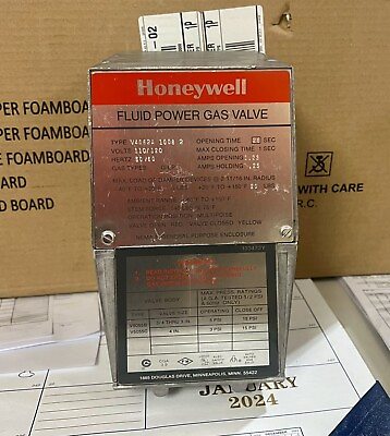 #ad Honeywell V4062A 10082Fluid power Gas valve $800.00
