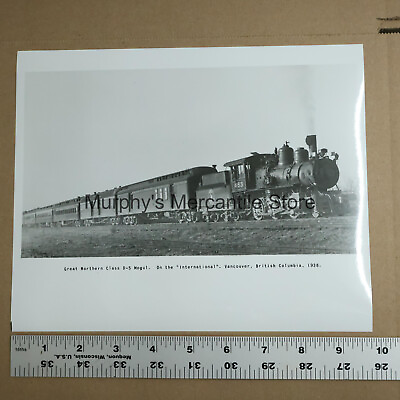 #ad Great Northern Railway No. 453 Passenger Train Steam Locomotive Photo 8x10 $12.00