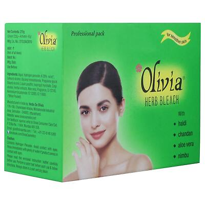 #ad Olivia Herb Bleach For Sensitive Skin 270g With Haldi Chandan Aloe Vera Nimbu $29.00
