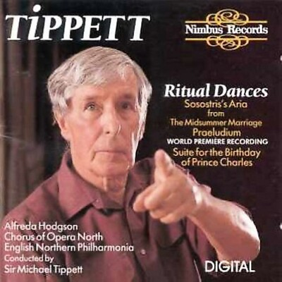 #ad Tippett Chorus Of Opera North English Norther Ritual Dances New CD $22.11