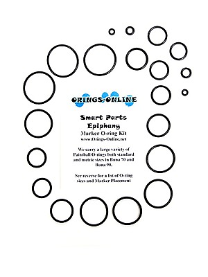 #ad Smart Parts Epiphany Paintball Marker O ring Oring Kit x 2 rebuilds kits $12.65