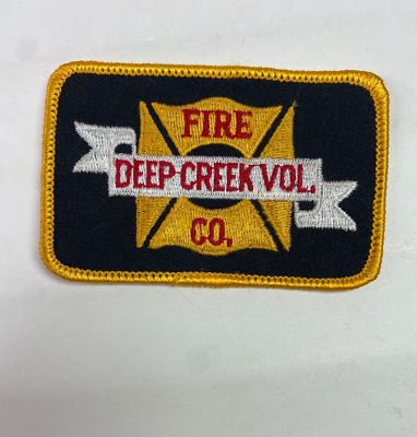 #ad Deep Creek Volunteer Fire Company Maryland McHenry MD Patch U5 $18.99