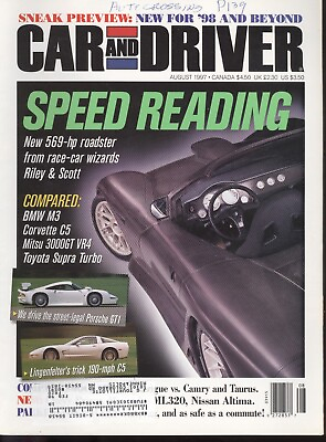 #ad 1997 Car amp; Driver Magazine: Ramp;S MK 2 Hunter Sports Car Comparo Porsche 911GT1 $4.00