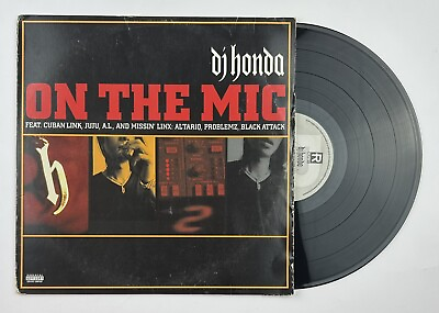 #ad DJ Honda On The Mic 12” Vinyl Promo Record Beatnuts Cuban Link De La Soul VG $19.99