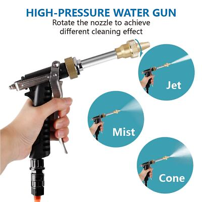 #ad 12V 120W Electric High Pressure Car Wash Machine Gun Washer Spray Pumps Cleaner $45.75