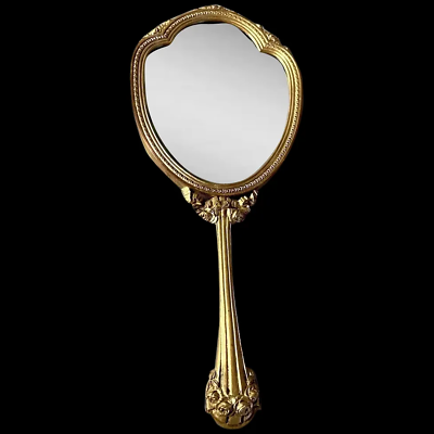 #ad #ad Timeless Beauty 19th Century French Louis XVI Bronze Vanity Hand Mirror $250.00