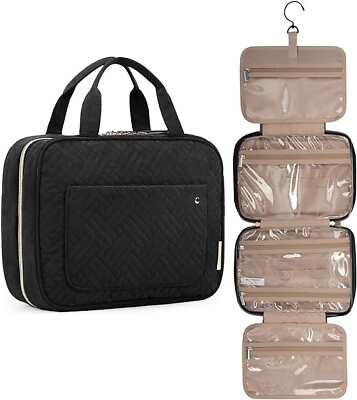 #ad #ad BAGSMART Toiletry Bag Travel Bag with Hanging Hook Water resistant Makeup Bag $12.99
