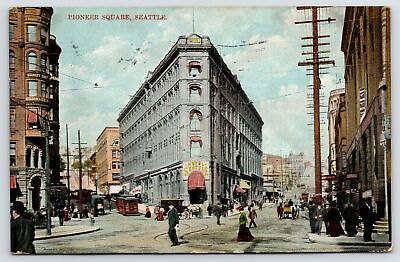 #ad #ad Hotel Seattle WA Stanley Electric and Dun amp; Co on Turret $4 Dentist Work 1911 PC $6.00