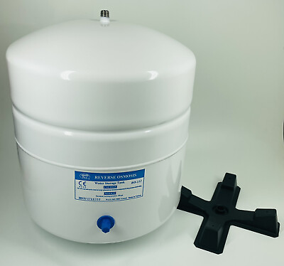 #ad #ad PAE RO 132 Reverse Osmosis Water Storage Tank White Steel 1 4quot; NPT 4 Gallon SH $22.39