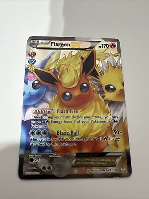 #ad Pokémon TCG Flareon EX Generations RC28 Holo Full Art Ultra Rare $24.99