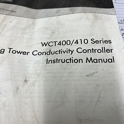 #ad Walchem Wct410 Cooling Tower Conductivity Controller $799.99