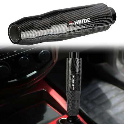 #ad Universal BRIDE Carbon Aluminum Automatic Stick Gear Shift Knob Lever Shifter $17.99