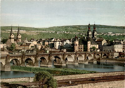 #ad #ad Alte Moselbrücke Koblenz am Rhein Germany Rhine Postcard $10.99